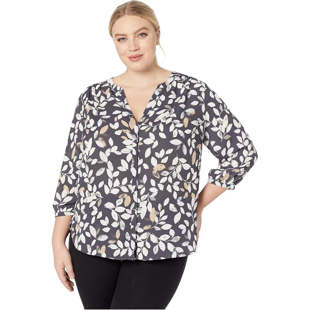 NYDJ Pleated Front Tunic Size 1X